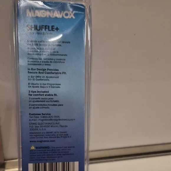 Magnavox Blue In-Ear Headphones - Picture 2 of 2